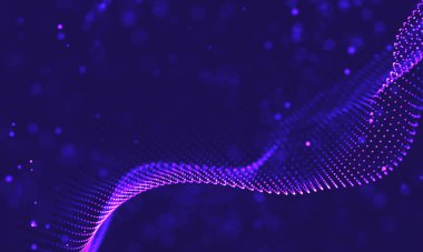 Ultra mor galaksi arka planı. Nebula ile uzay arkaplan illüstrasyon evreni. 2018 Mor teknoloji geçmişi. Yapay zeka kavramı