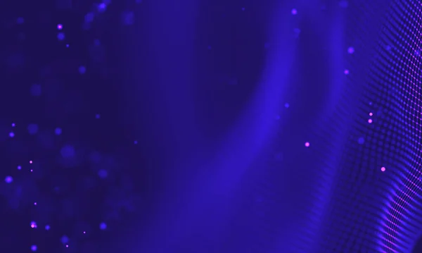 紫外线星系背景。空间背景说明宇宙与星云。2018年紫色技术背景。人工智能概念 — 图库照片
