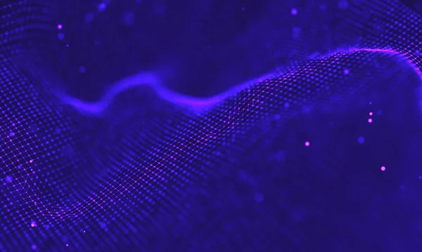 Ultra fialové pozadí galaxie. Vesmírné pozadí ilustrační vesmír s mlhovinou. 2018 Purple technology background. Koncept umělé inteligence — Stock fotografie