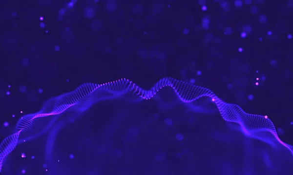 Ultra violet fond de galaxie. Espace univers d'illustration de fond avec nébuleuse. 2018 Fond de technologie pourpre. Concept d'intelligence artificielle — Photo