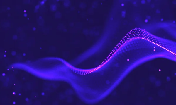 Ultra fialové pozadí galaxie. Vesmírné pozadí ilustrační vesmír s mlhovinou. 2018 Purple technology background. Koncept umělé inteligence — Stock fotografie