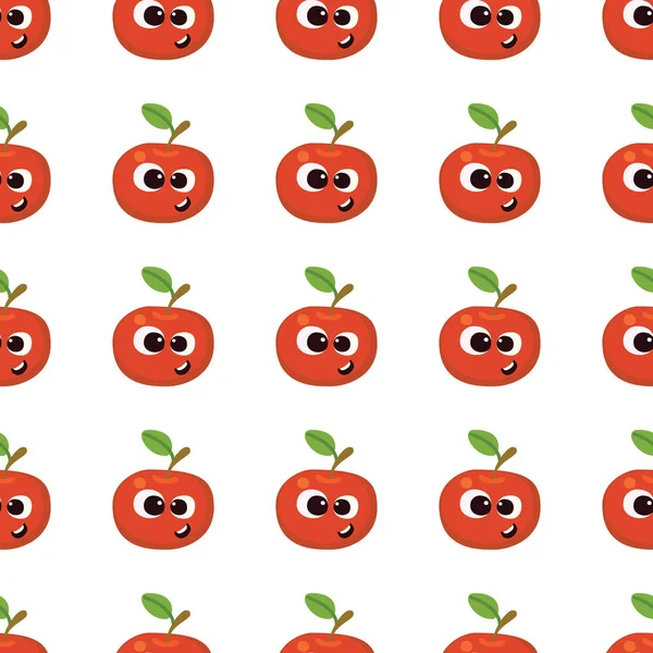 Meyveli bebek çizgi filminin dikişsiz şekli. Şirin yüzlü bir elma karakteri. Çocukların giydiği ya da oyuncaklarının yemek geçmişi