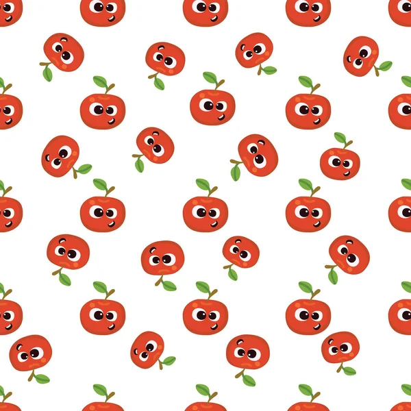Meyveli bebek çizgi filminin dikişsiz şekli. Şirin yüzlü bir elma karakteri. Çocukların giydiği ya da oyuncaklarının yemek geçmişi
