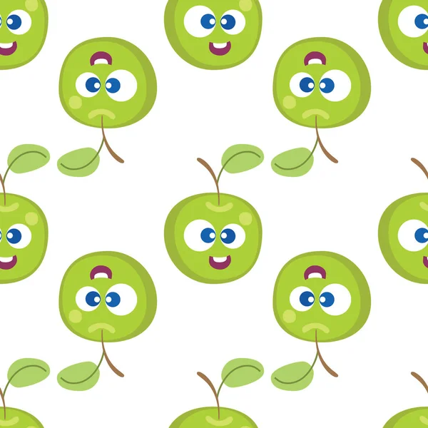 Meyveli bebek çizgi filminin dikişsiz şekli. Şirin yüzlü bir elma karakteri. Çocukların giydiği ya da oyuncaklarının yemek geçmişi