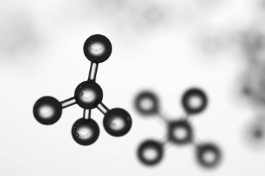 Soyut arkaplan. X kromozomlu DNA molekülü