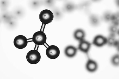 Soyut arkaplan. X kromozomlu DNA molekülü