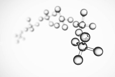 Soyut arkaplan. X kromozomlu DNA molekülü
