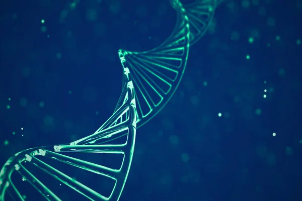 Abstrakt bakgrund. DNA-molekyl med X-kromosomer — Stockfoto