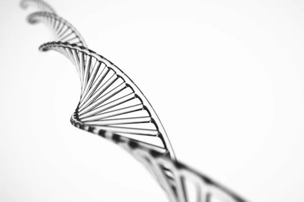 Latar belakang abstrak. Molekul DNA dengan kromosom X — Stok Foto