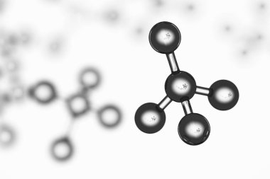 Soyut arkaplan. X kromozomlu DNA molekülü