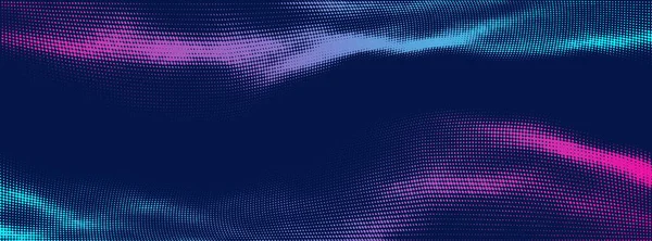 Halftone retro background. Pink blue halftone gradient,party poster background. EPS 10. — ストックベクタ