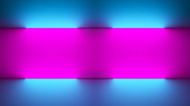 Neon lambası mavi mor arkaplan.