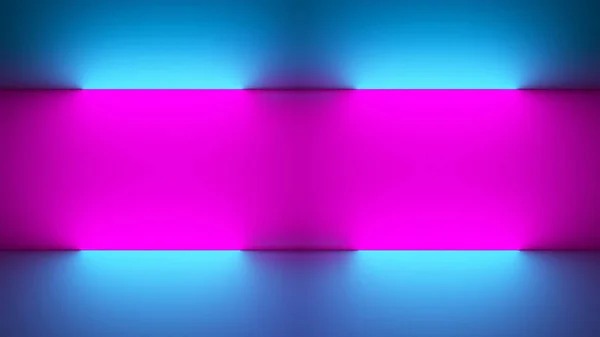 Neon Lamp Blauw Paarse Achtergrond — Stockfoto