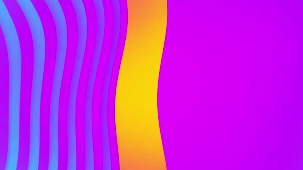 Abstraktní Geometrické Pozadí Bezešvé Smyčky Animace Vlnění — Stock video