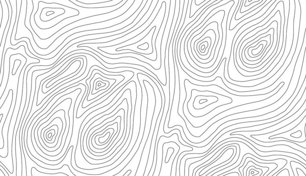 Seamless vector topographic map background white on dark. Line topography map seamless pattern. Mountain hiking trail over terrain.