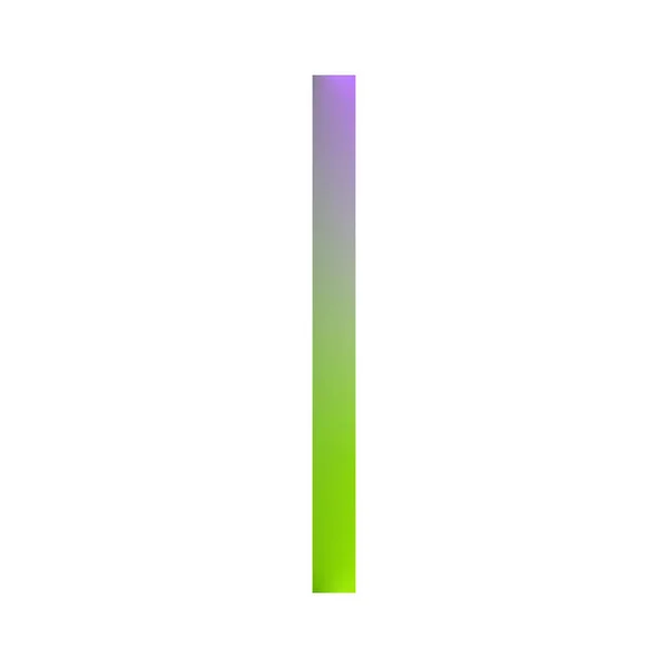 Görüntüleme Renkli Geometrik Harf Beyaz Arkaplanda Izole Edilmiş — Stok fotoğraf