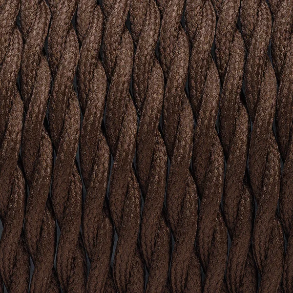 Bunte Geflochtene Und Abgeschirmte Kabelstruktur Hintergrund Nahaufnahme Mit Sichtbarer Textur — Stockfoto