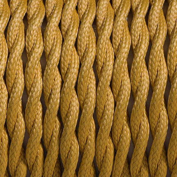 Colorful Braided Shilded Cable Texture Background Closeup Visible Texture — Stock Photo, Image