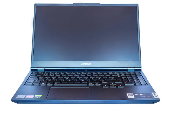 Huelva Spain October 2021 Вид Новий Laptop Lenovo Legion 15Ach6H — стокове фото