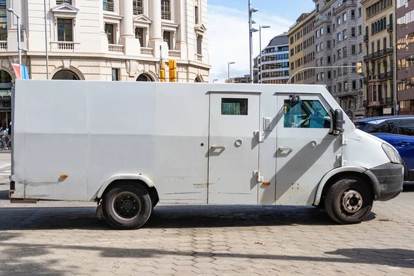 Veiligheid Geldtransport Gepantserde Vrachtwagen — Stockfoto