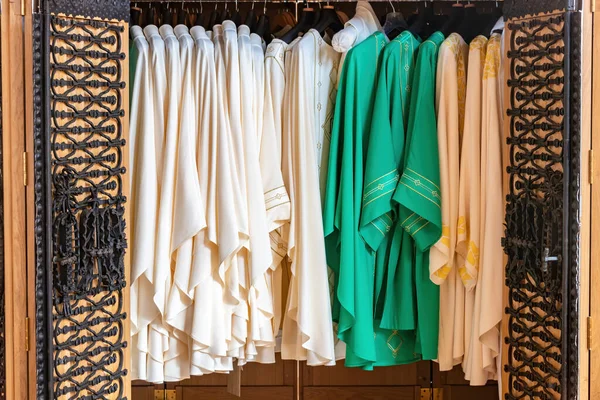 Priestly Chasubles Sacristy Closet — Stock Photo, Image