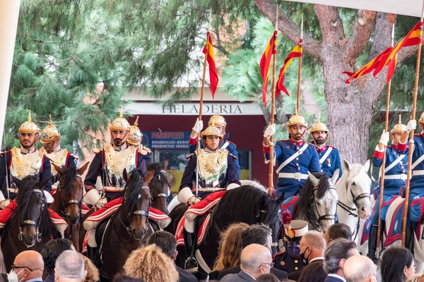 Huelva Espagne Octobre 2021 Les Royal Horse Guards Sous Une — Photo