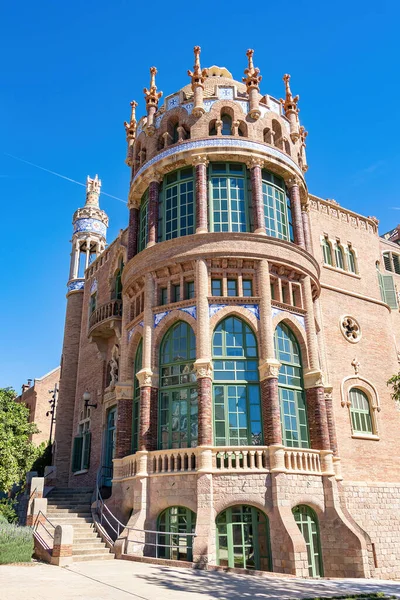 Barcelona Spanya Kutsal Haç Aziz Paul Hastanesi Santa Creu Sant — Stok fotoğraf