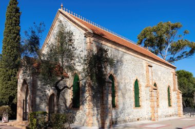 Rio Tinto Şirketi personeli tarafından kullanılan Bella Vista Anglikan Kilisesi, Minas de Riotinto, Huelva, Endülüs, İspanya