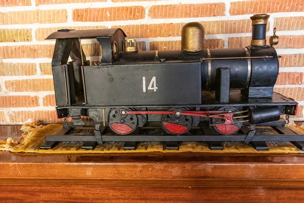 Model Steam Locomotive Black Colour — 图库照片