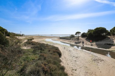 Punta Umbria, Huelva 'daki El Portil plajı.