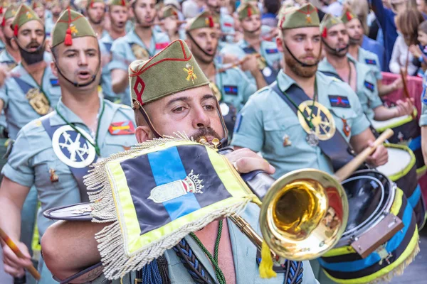 Huelva Španělsko Dubna 2022 Legionáři Legie Tercio Průvodu Během Španělského — Stock fotografie