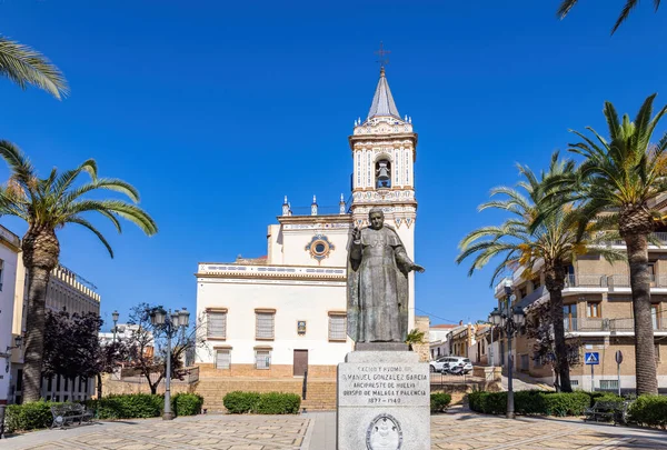 Huelva Spain May 2022 Iglesia San Pedro Peter Church Monument — Stock Photo, Image