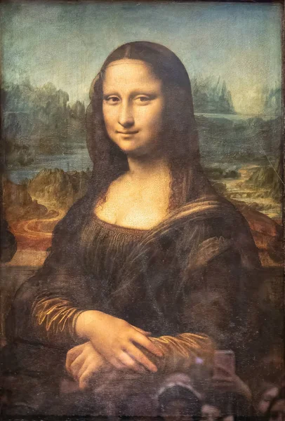 Paris França Março 2018 Mona Lisa Também Conhecida Como Gioconda — Fotografia de Stock