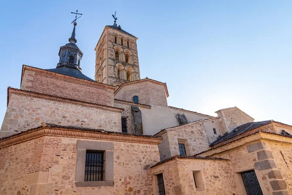 Rear view of Saint Martin church, Iglesia de San Martin, in Segovia