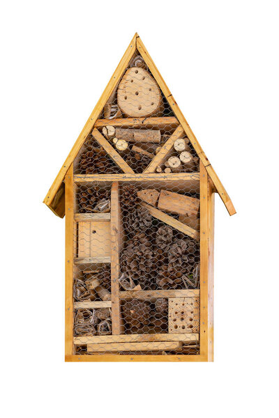 Отель для насекомых. Этот инсектицид является инструментом комплексной борьбы с вредителями. С его помощью, убежище предоставляется видам, необходимым для сельского хозяйства и экосистем, таких как пчелы