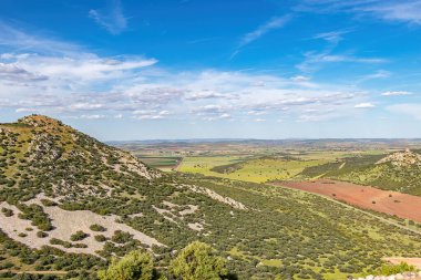 Ciudad Real 'in güzel manzarası, Castilla La Mancha özerk toplumunda.