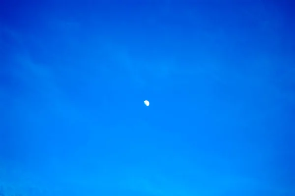 Photo Moon Afternoon — Stock Photo, Image