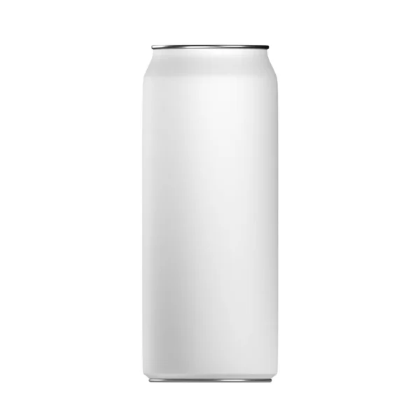 Blank Can Soda Energy Drink Isolated White Background — Stock Photo, Image