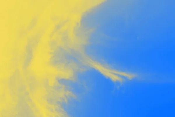 Niebieskie Żółte Rozmazane Abstrakcyjne Tło Przestrzeń Kopiowania — Zdjęcie stockowe