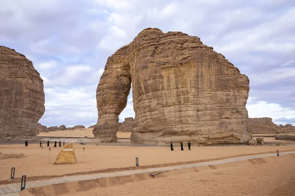 Famosa Roca Elefante Ula Arabia Saudita — Foto de Stock