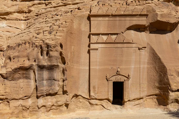 Famous Burial Chambers Ula Saudi Arabia — стоковое фото