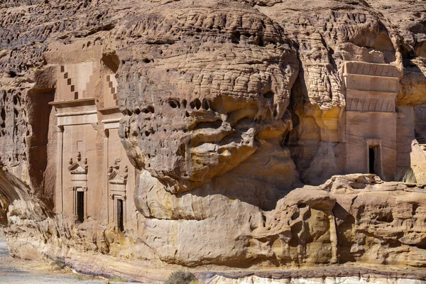 Famous Burial Chambers Hegra Ula Saudi Arabia —  Fotos de Stock