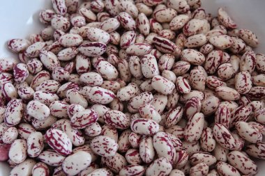 Kırmızı fasulye arkaplanını kapat.