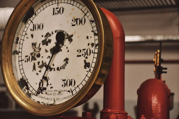 Old Water Manometer Pressure — Stock Photo, Image