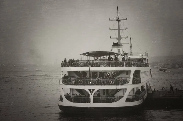 Karakoy Estambul Turquía 2022 Una Vista Desde Puerto Ferry Karakoy — Foto de Stock