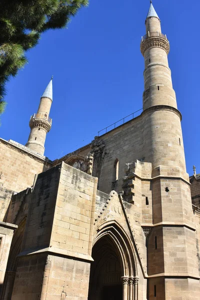 Interior Details Northern Cyprus Lala Mustafa Pasha Mosque Originally Known Stock Picture