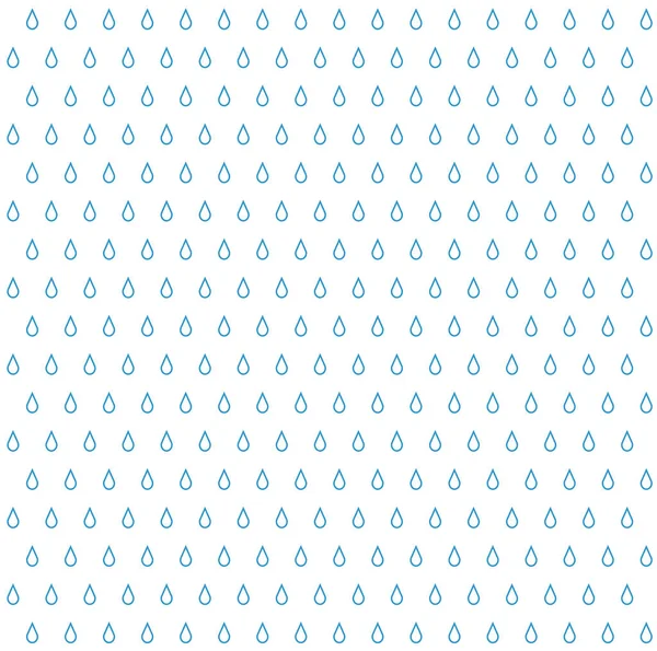 Μπλε Σταγόνες Νερού Βροχής Λευκό Φόντο Εικονογράφηση Φυσικά Στοιχεία Καιρός — Φωτογραφία Αρχείου