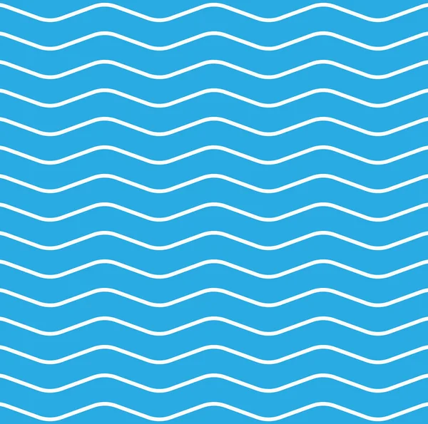 Witte Zigzag Golvende Lijnen Een Blauwe Cyaan Achtergrond Illustratie Naadloos — Stockfoto