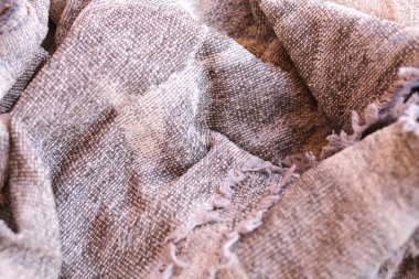 İplikli kıyafet dokusunun fotoğrafı..