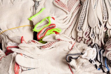 Yeni çalışan pamuk eldivenler stokta